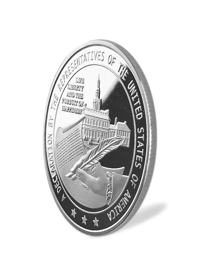 Glamtune US Military Challenge Coin Presidential 1776 Declaration of Independence Coin (Single Coin) - Image 4
